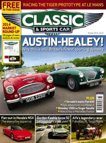 Classic & Sports Car issue October 2014
