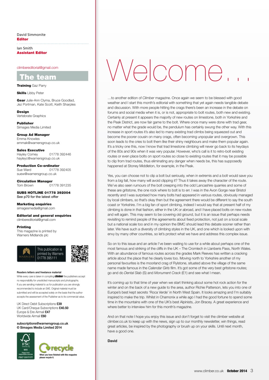 Climber Preview Pages