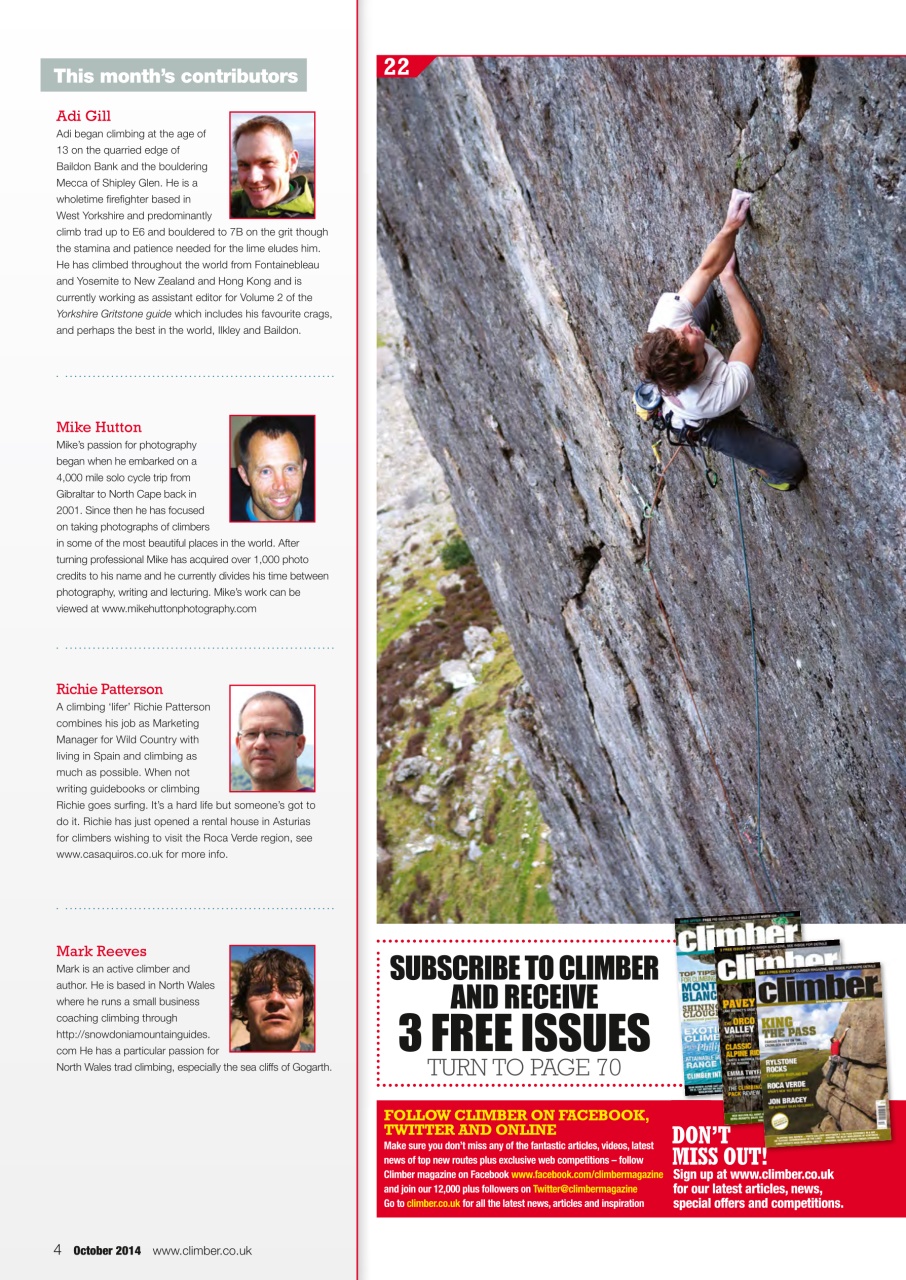 Climber Preview Pages