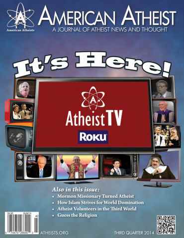 American Atheist issue Third Quarter 2014