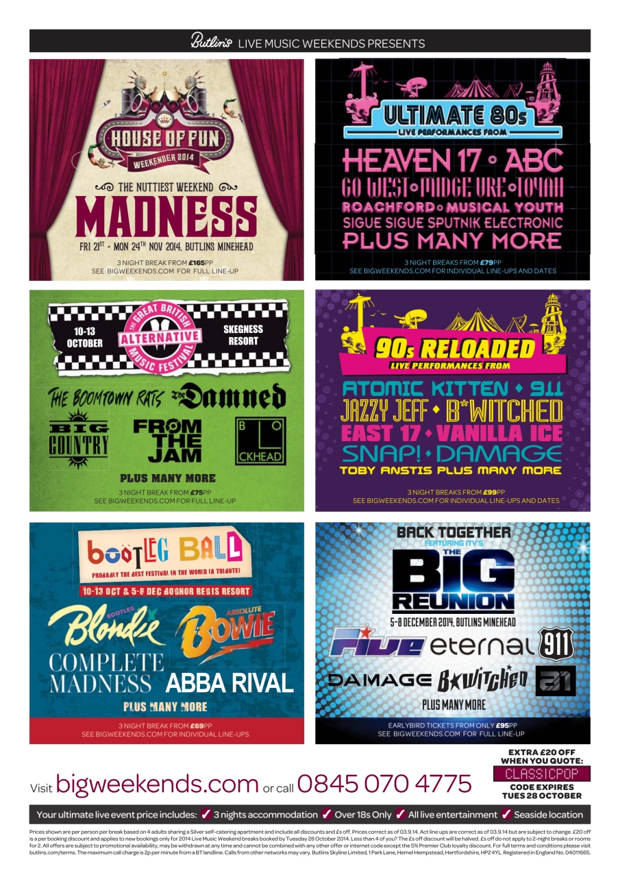 Classic Pop Preview Pages