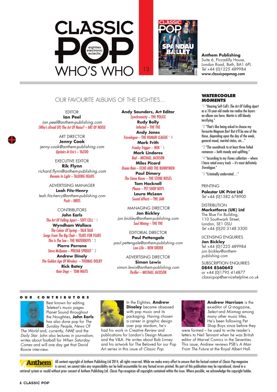 Classic Pop Preview Pages