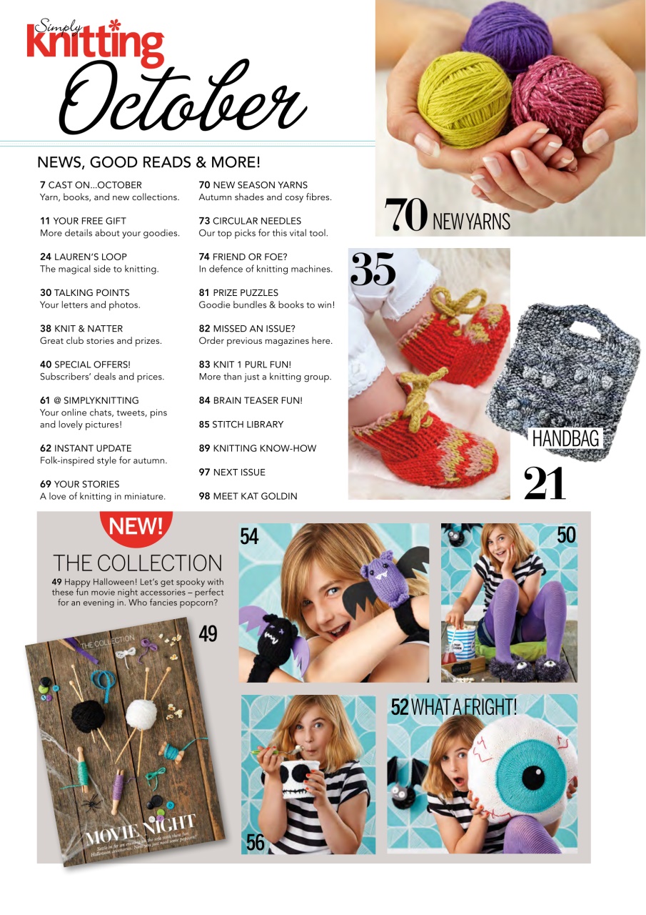 Simply Knitting Preview Pages