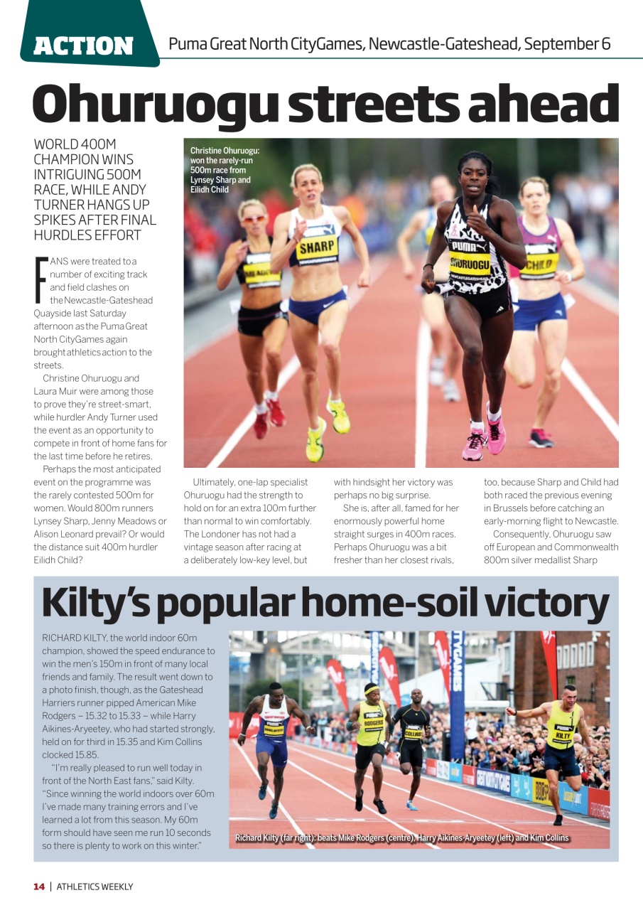 AW – Athletics Weekly Magazine Preview Pages