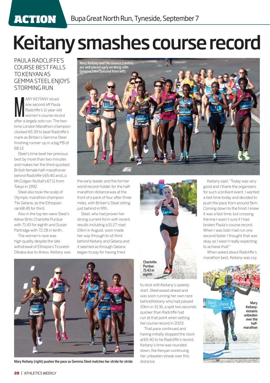 AW – Athletics Weekly Magazine Preview Pages