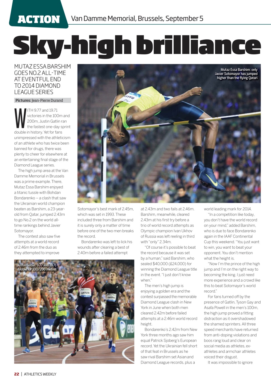 AW – Athletics Weekly Magazine Preview Pages