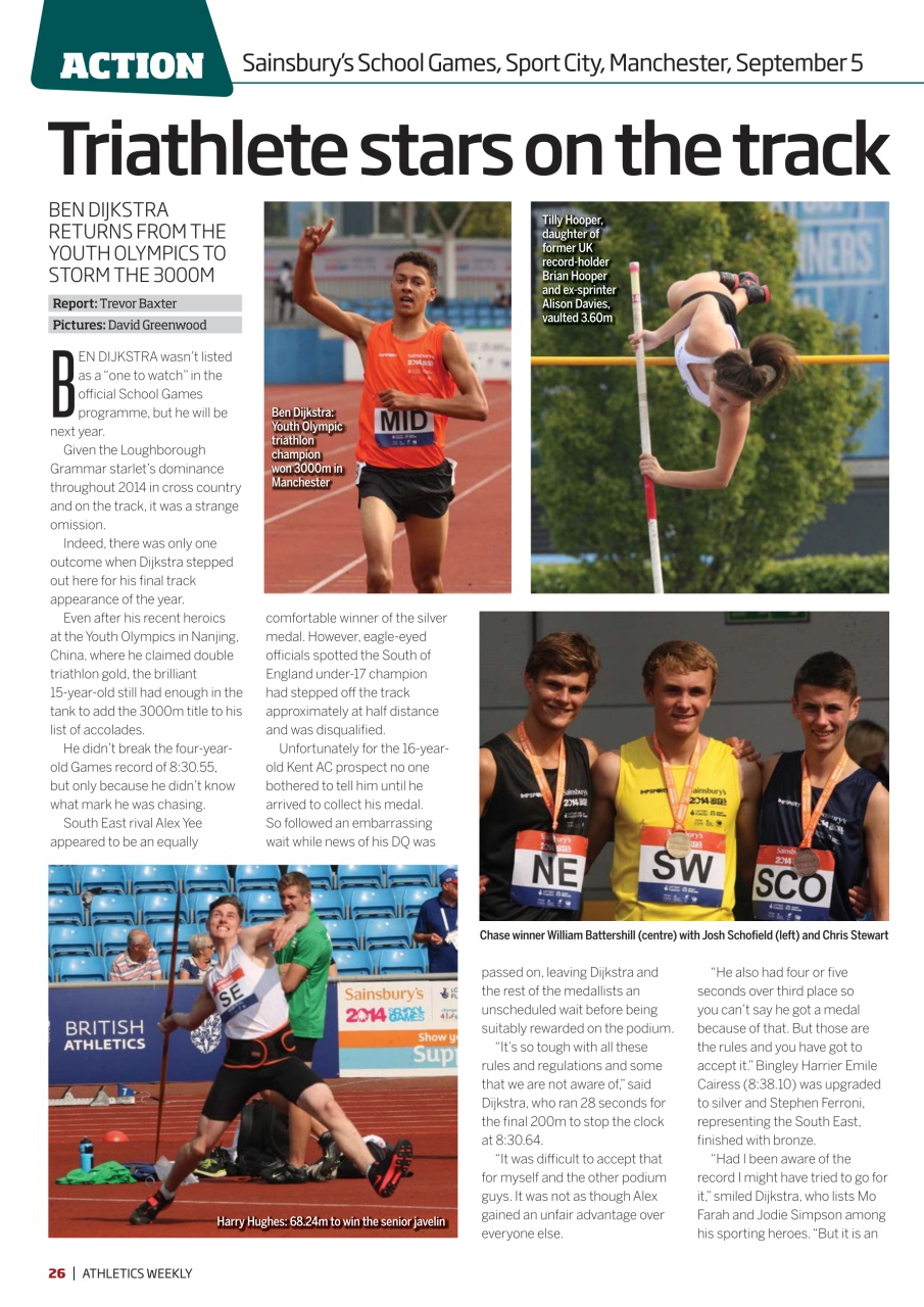 AW – Athletics Weekly Magazine Preview Pages