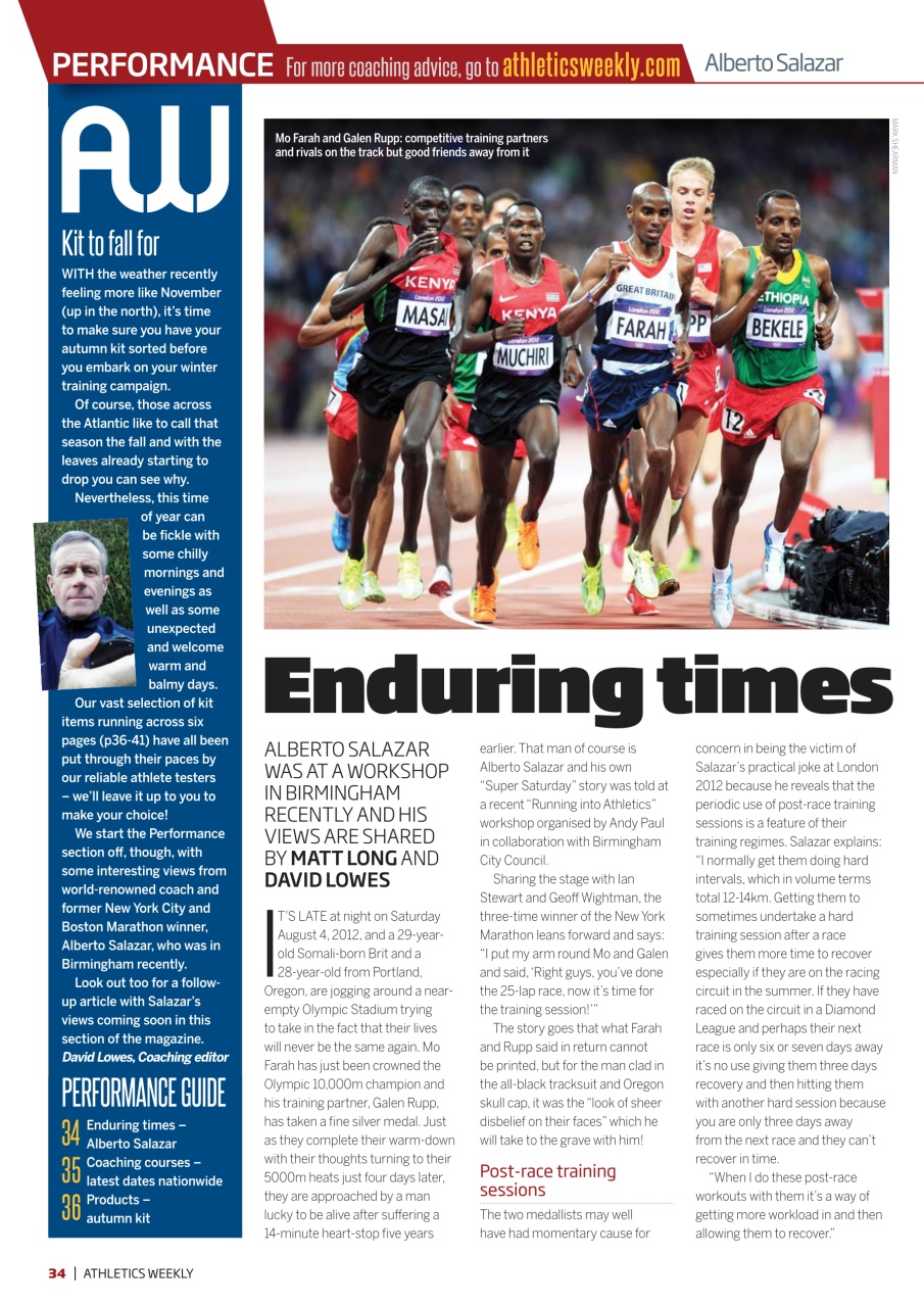 AW – Athletics Weekly Magazine Preview Pages