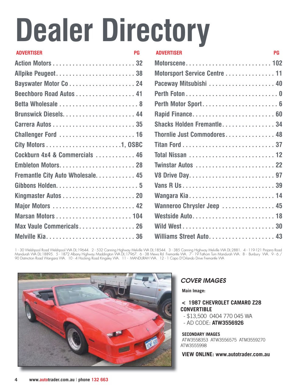 AutoTrader Preview Pages