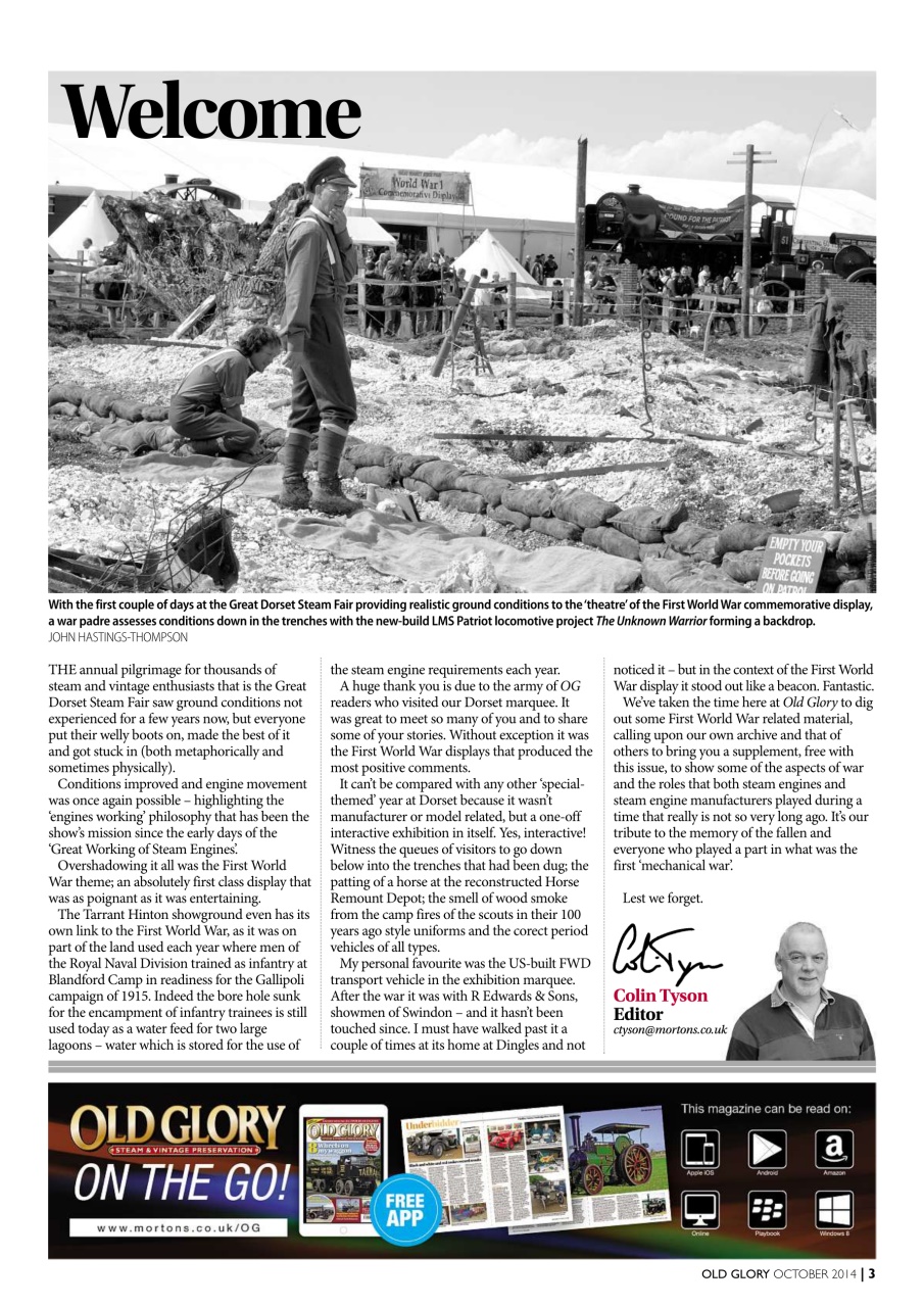 Old Glory Magazine Preview Pages