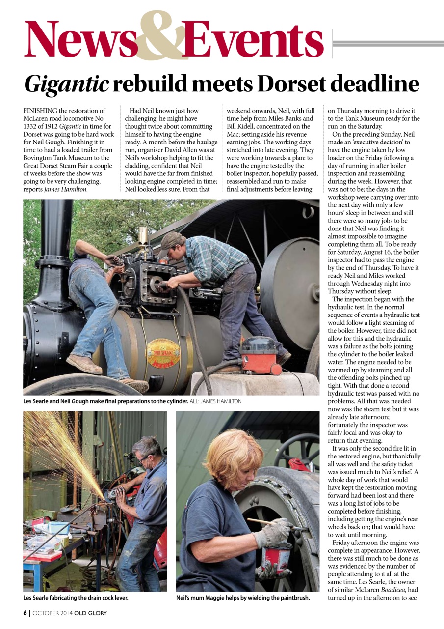 Old Glory Magazine Preview Pages