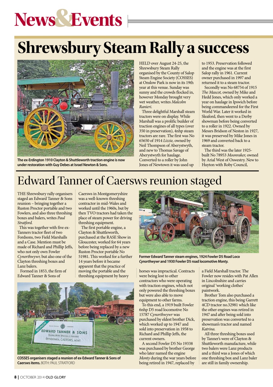 Old Glory Magazine Preview Pages
