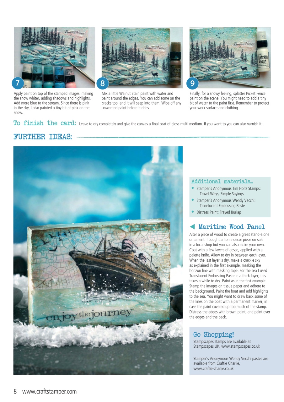 Craft Stamper Preview Pages