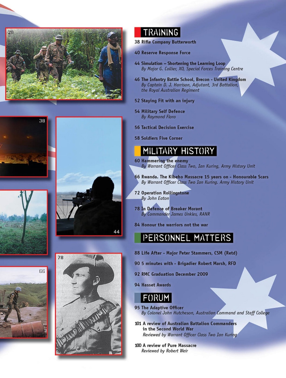Australian Infantry Magazine Preview Pages