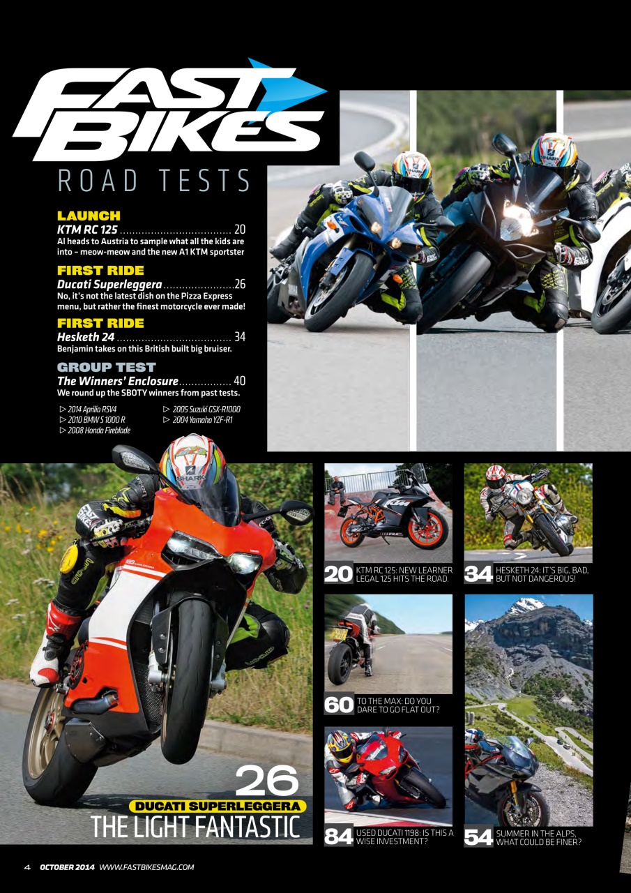 Fast Bikes Preview Pages