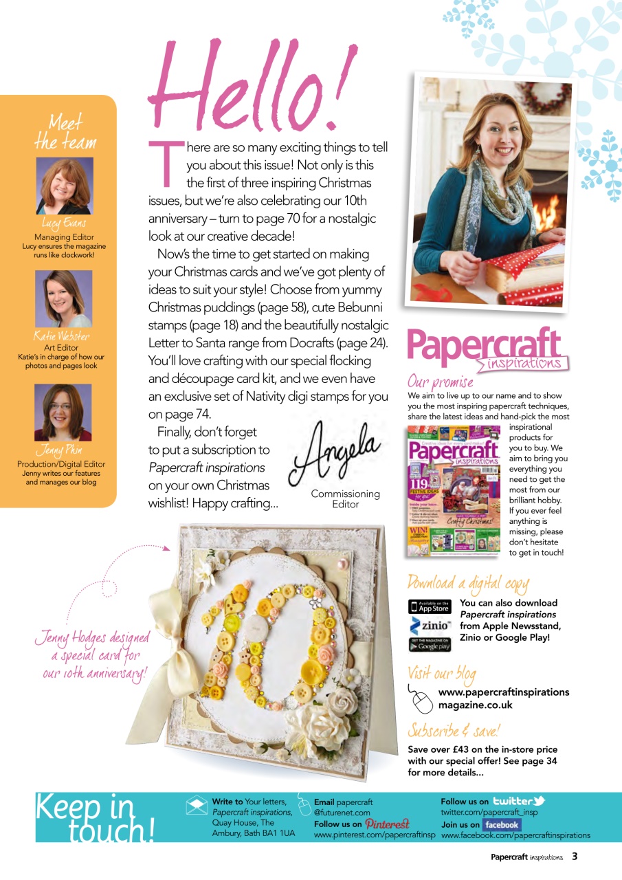 Papercraft Inspirations Preview Pages