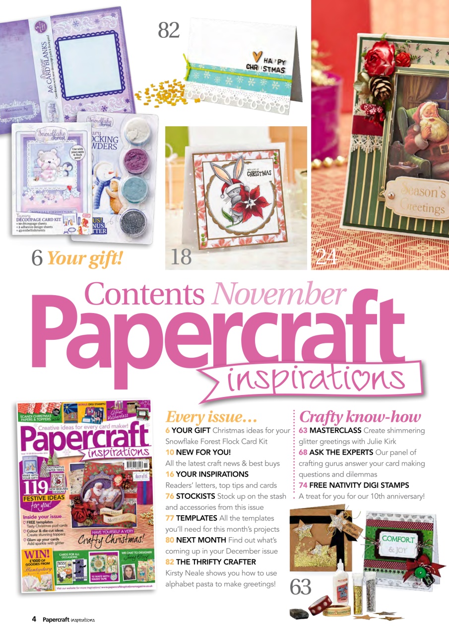 Papercraft Inspirations Preview Pages