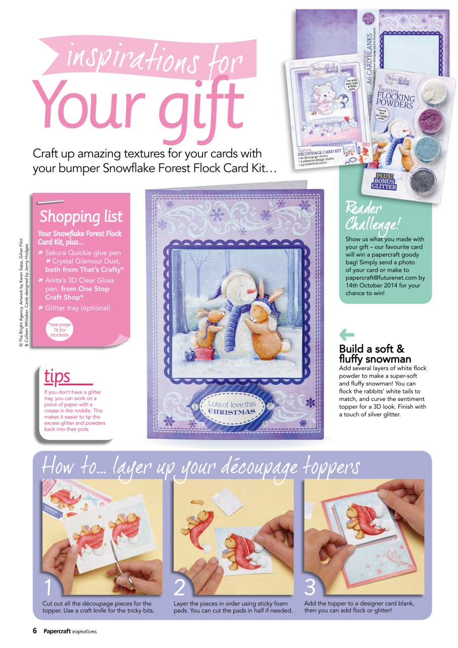 Papercraft Inspirations Preview Pages