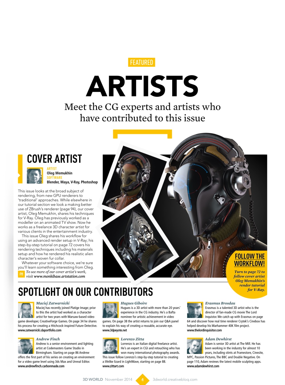 3D World Preview Pages