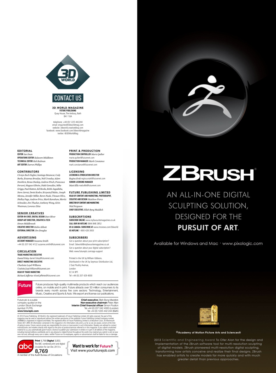 3D World Preview Pages