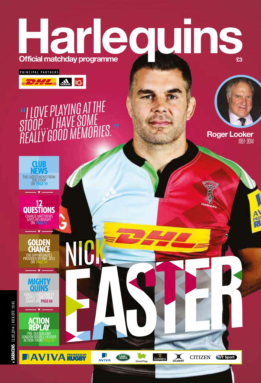 Harlequins Preview Pages