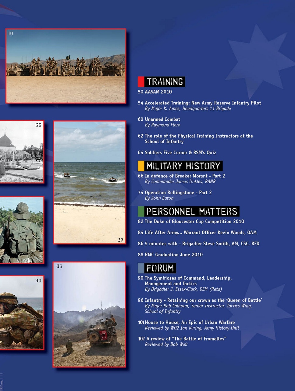 Australian Infantry Magazine Preview Pages