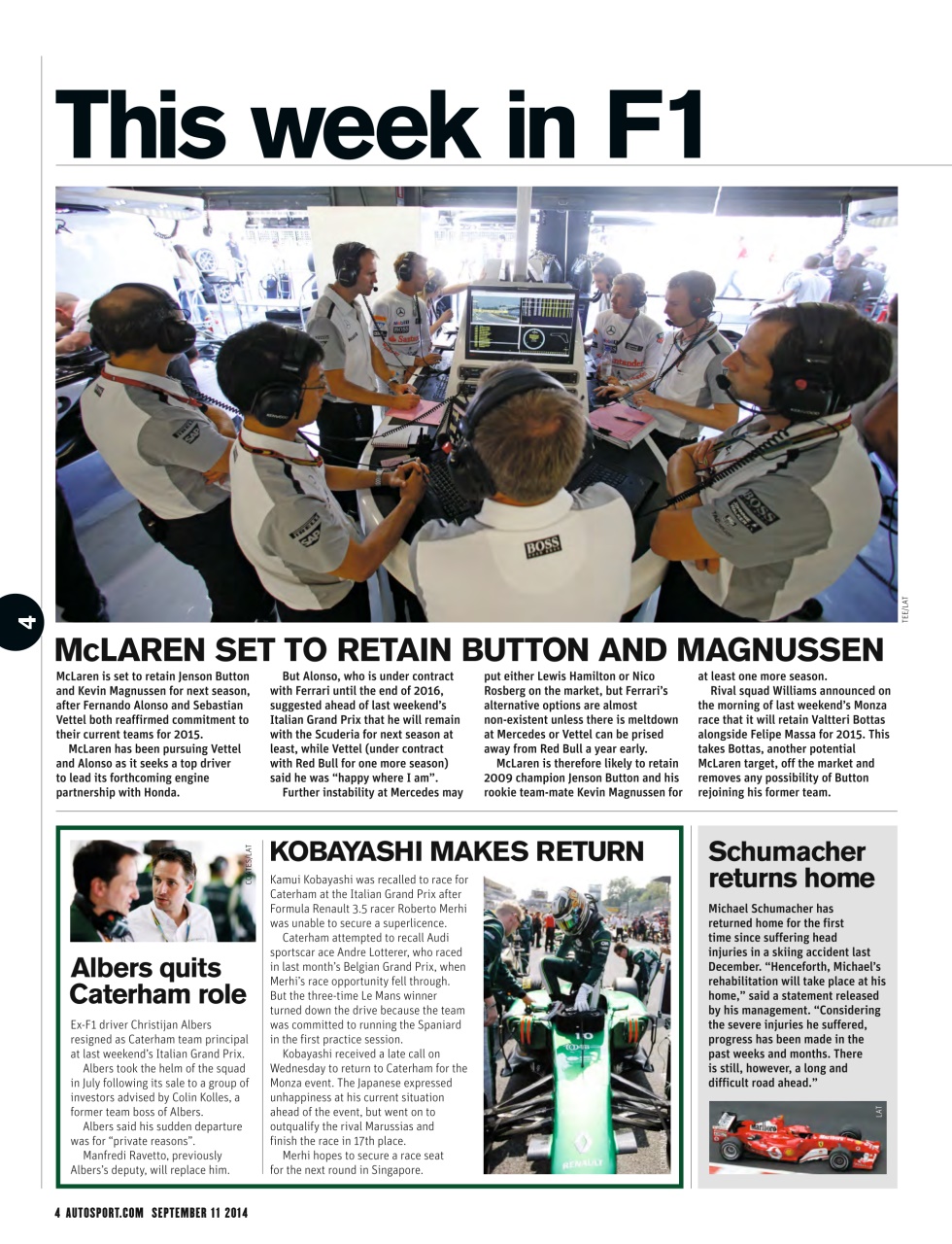 Autosport Preview Pages