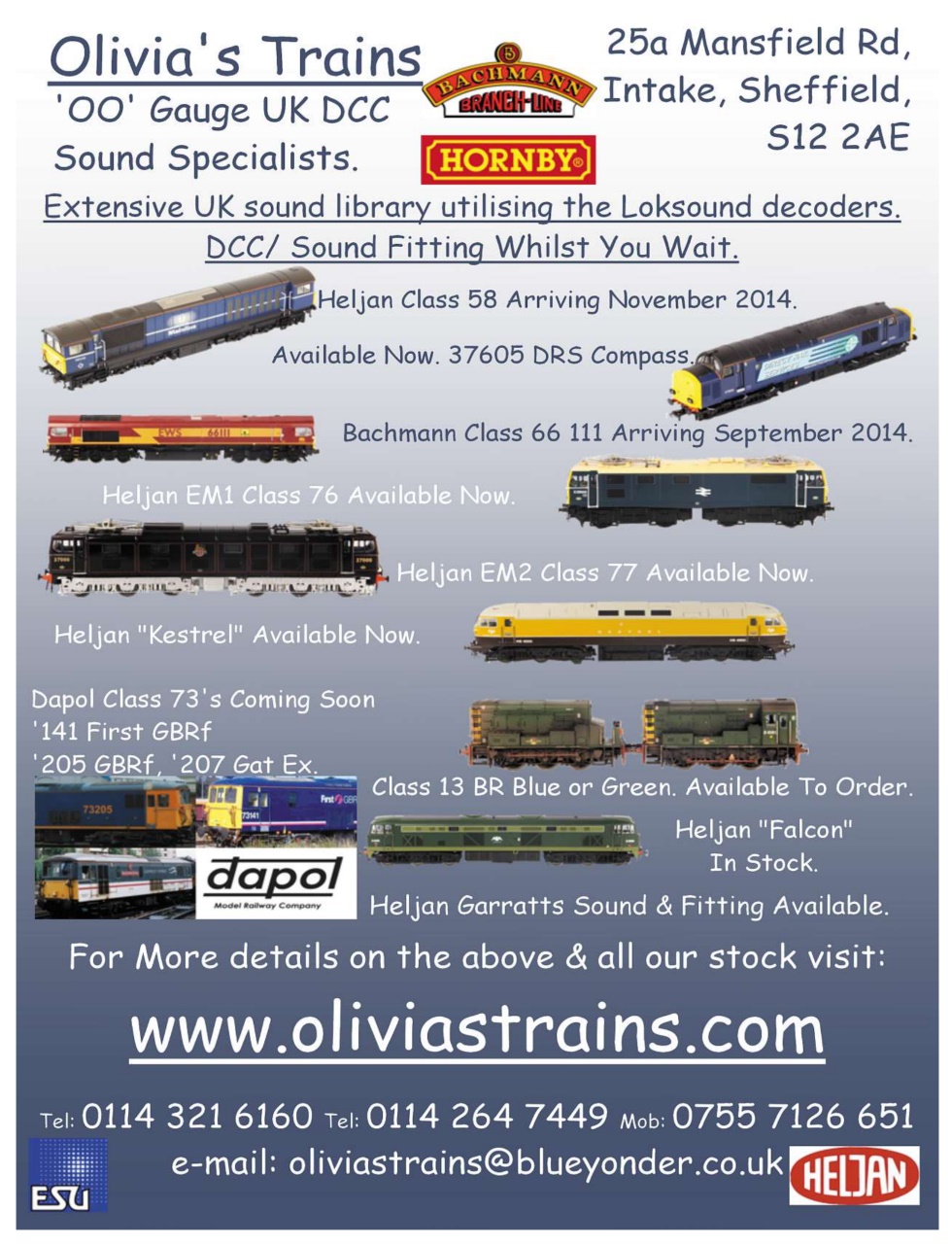 Rail Express Preview Pages