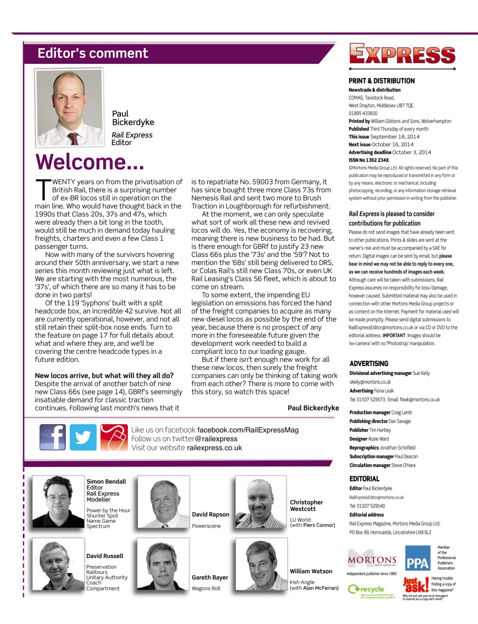 Rail Express Preview Pages