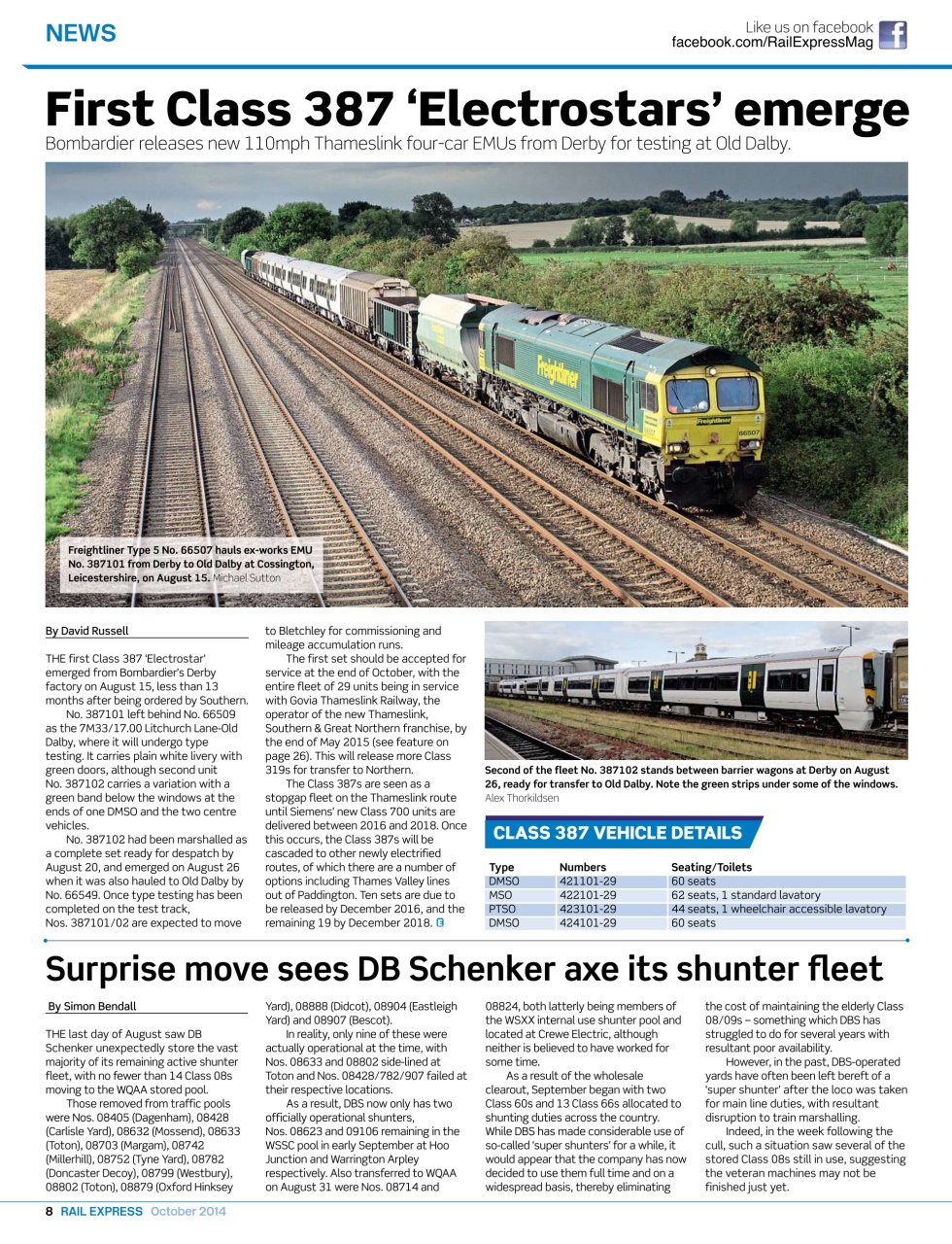 Rail Express Preview Pages