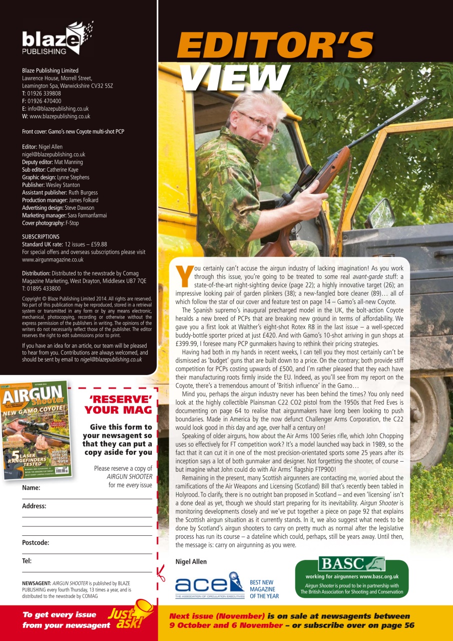 Airgun Shooter Preview Pages