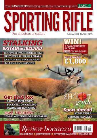 Sporting Rifle issue October 2014
