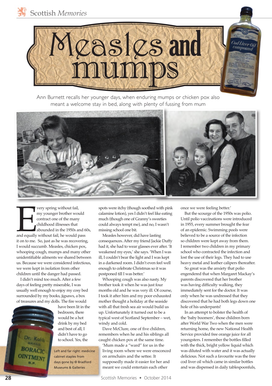 Scottish Memories Preview Pages