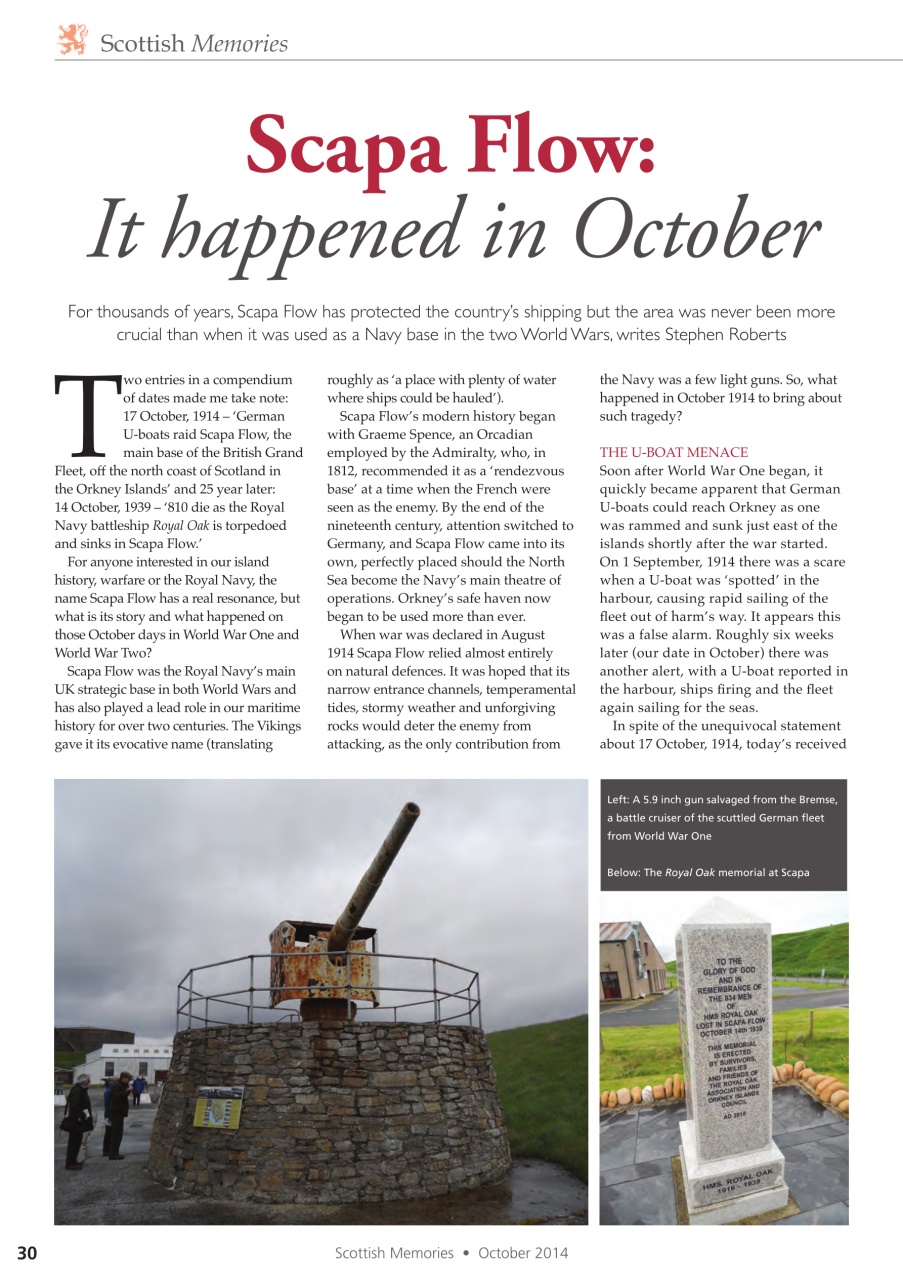 Scottish Memories Preview Pages