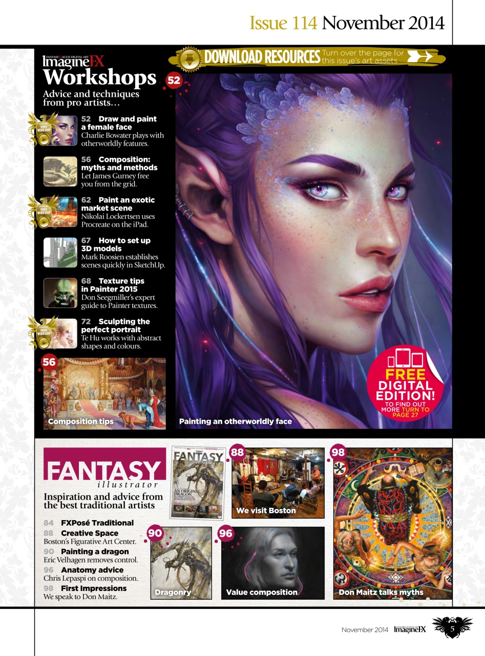 ImagineFX Preview Pages