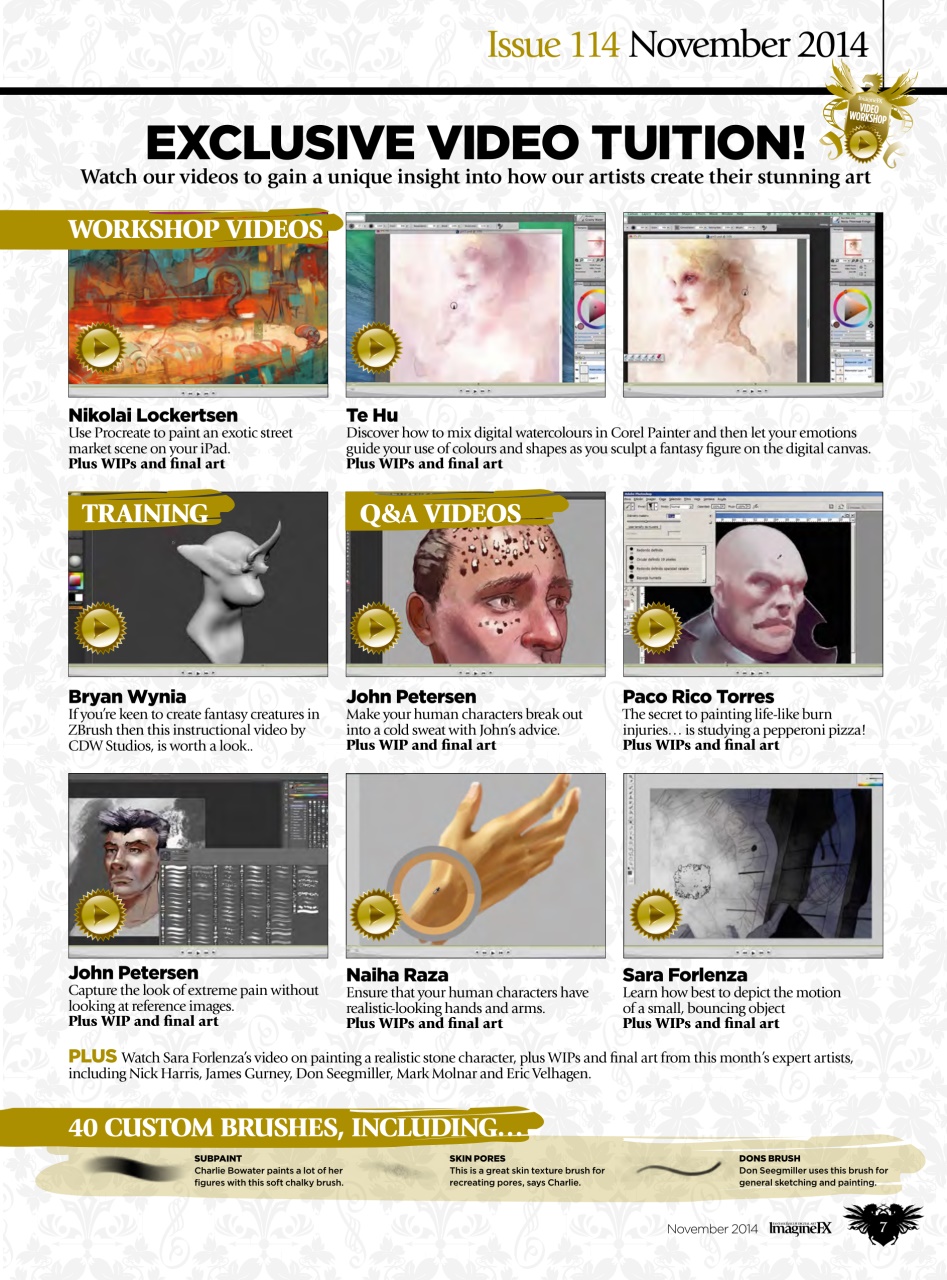 ImagineFX Preview Pages