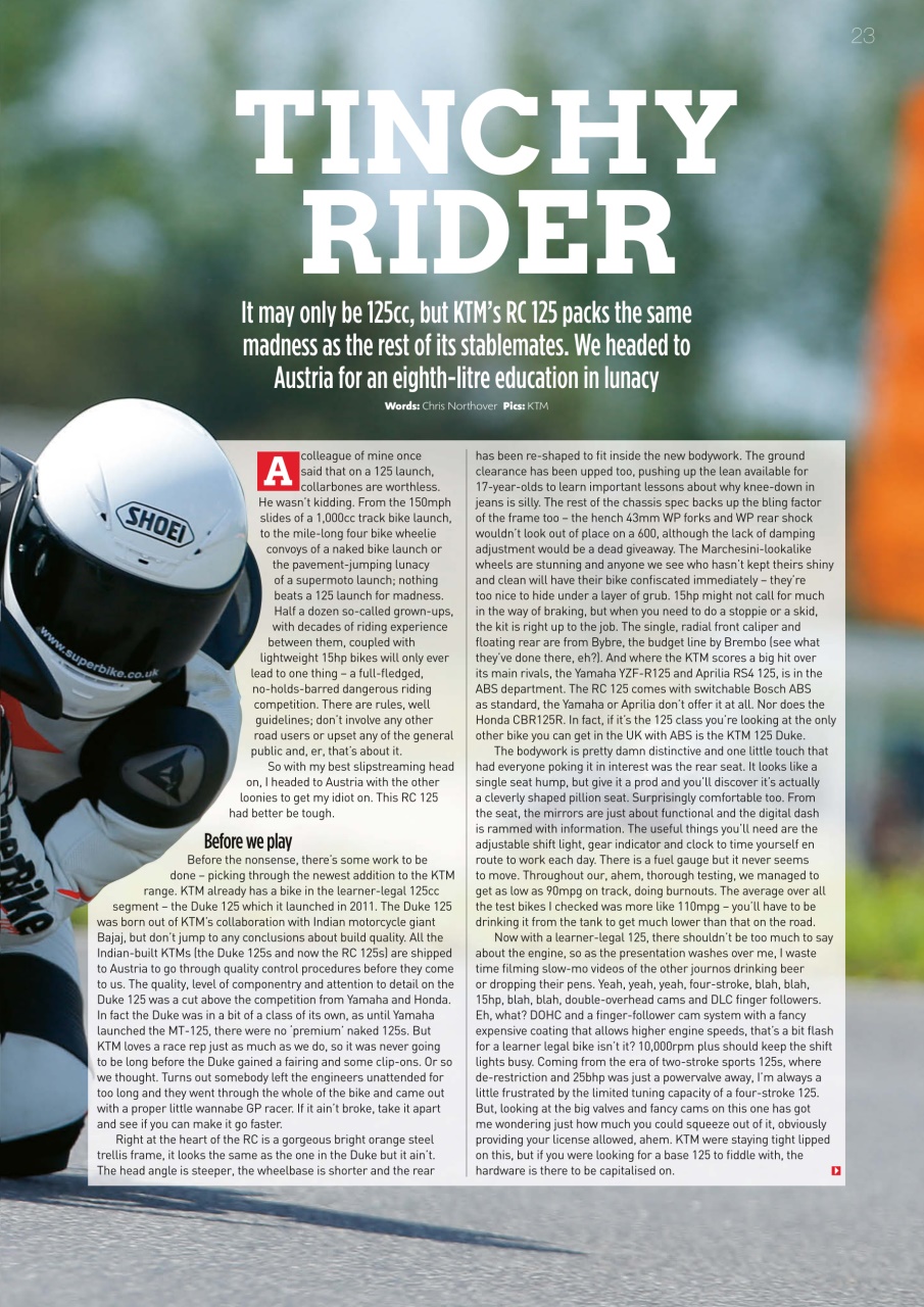 Superbike Magazine Preview Pages
