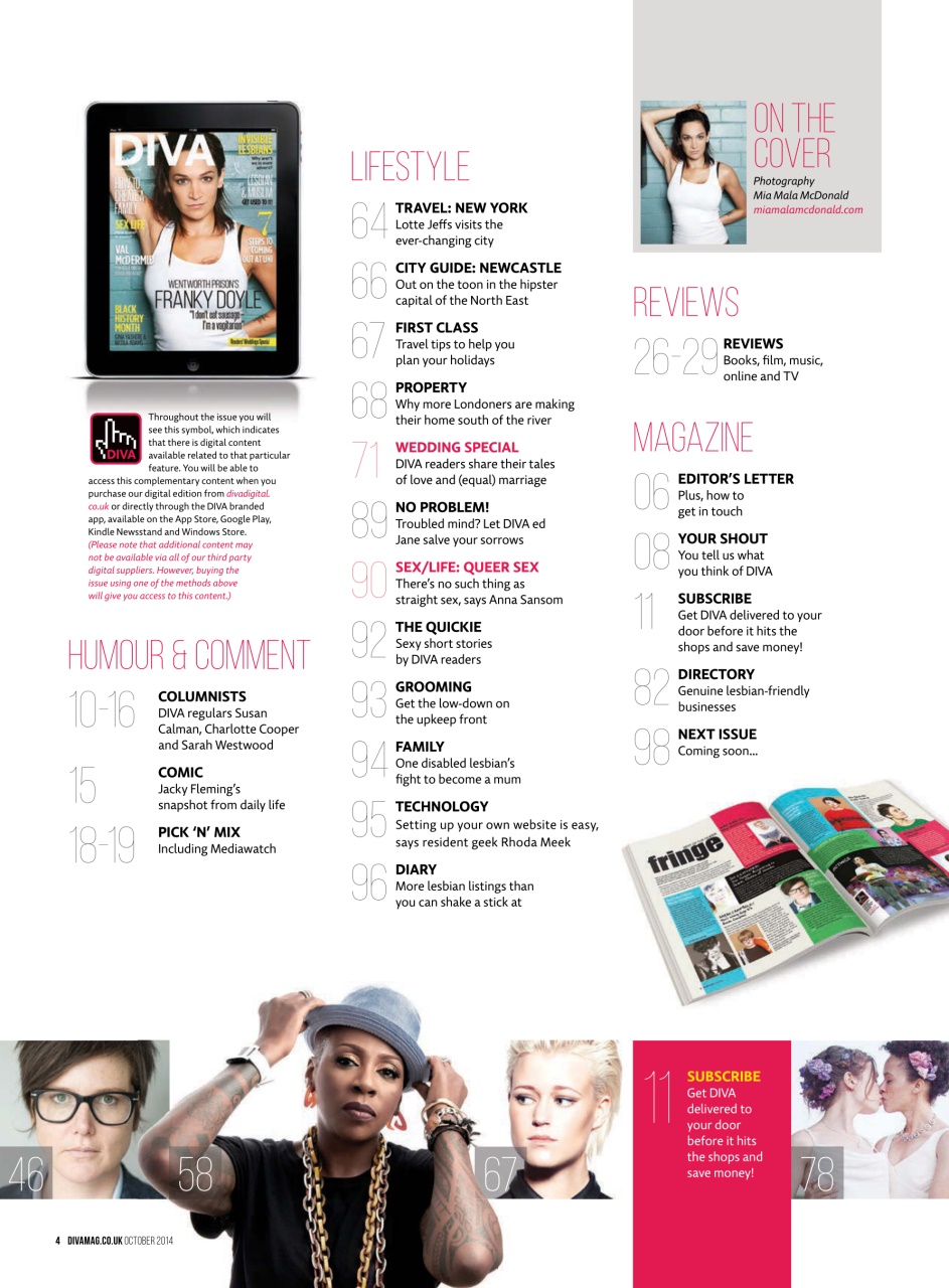 DIVA Magazine Preview Pages