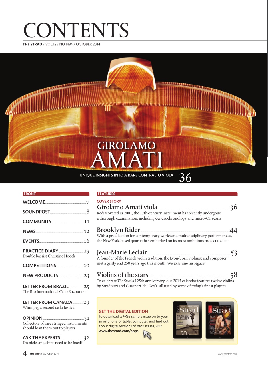 The Strad Preview Pages