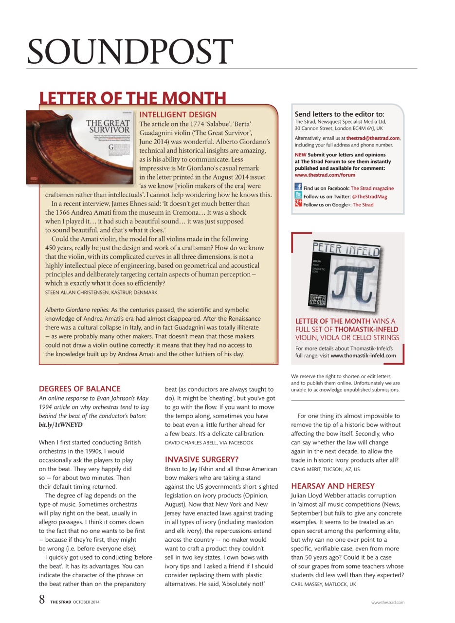 The Strad Preview Pages