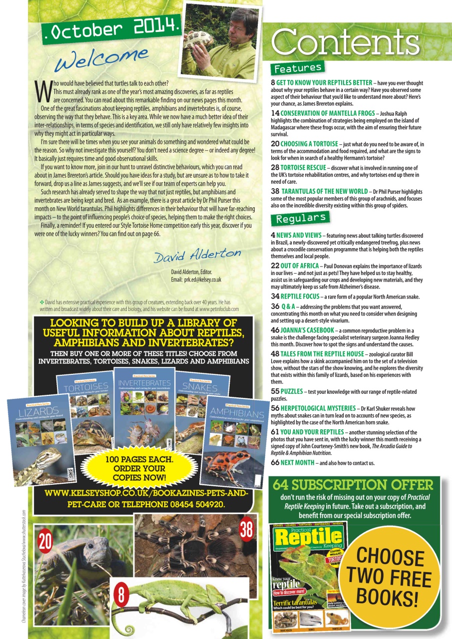 Practical Reptile Keeping Preview Pages