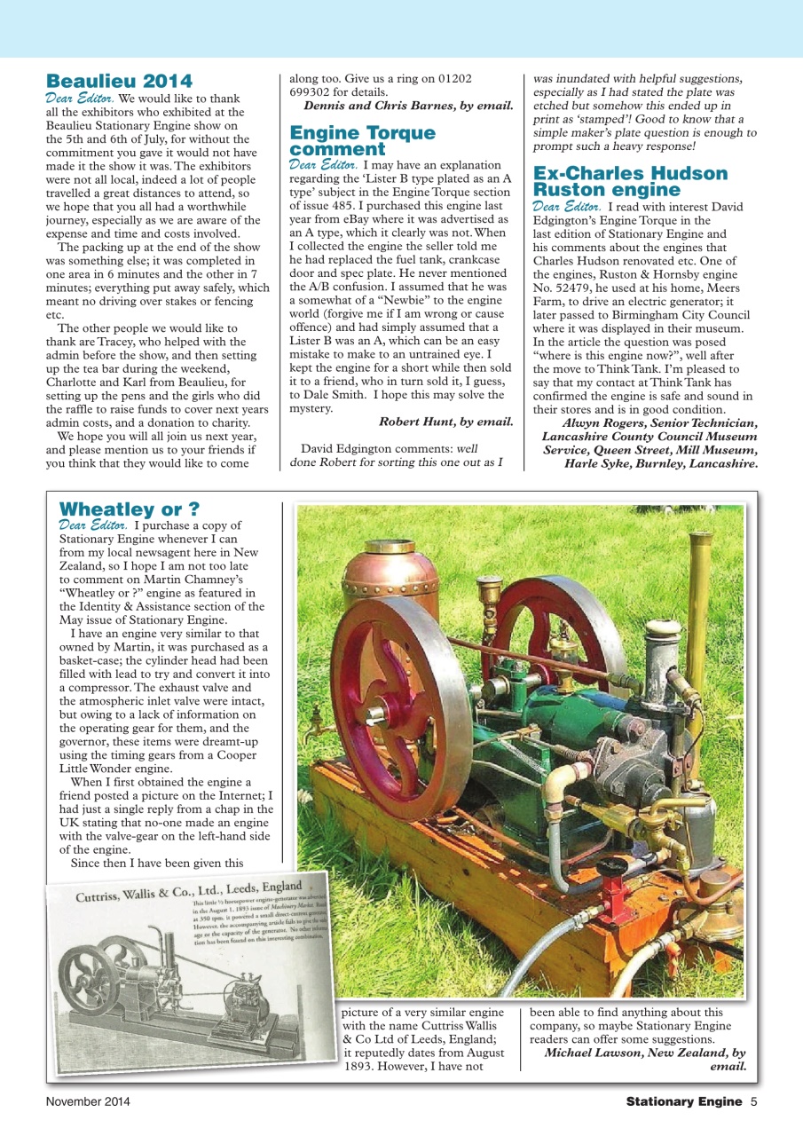 Stationary Engine Preview Pages