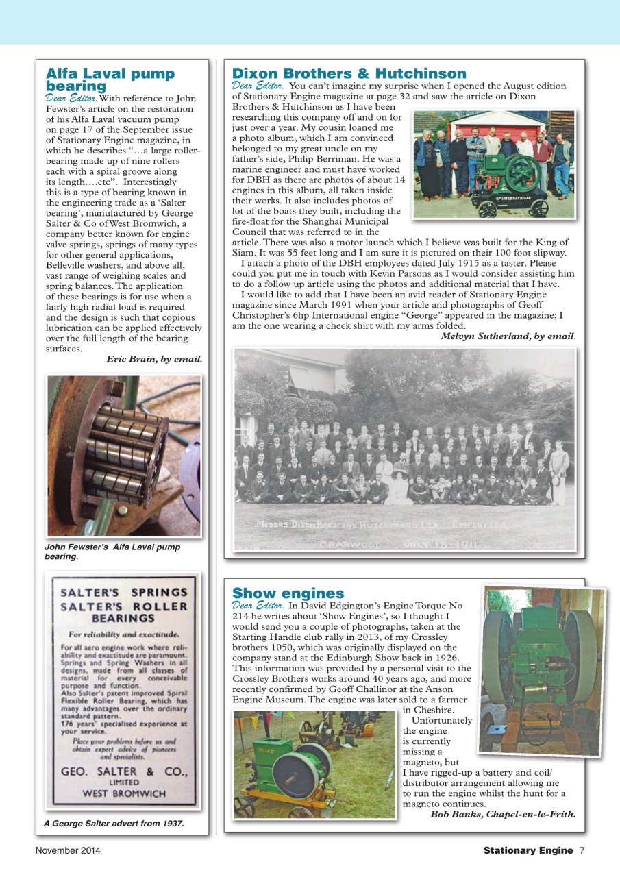 Stationary Engine Preview Pages