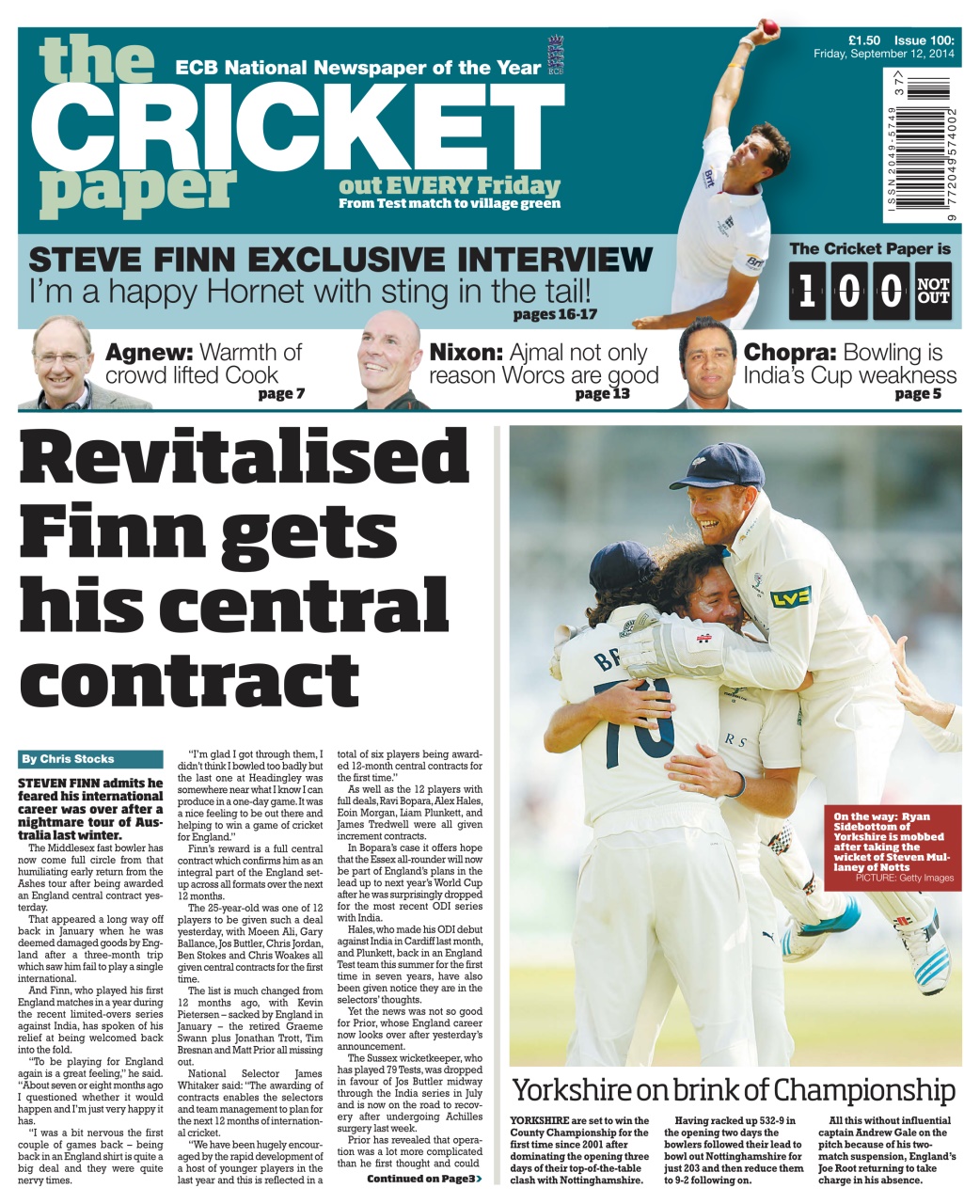 The Cricket Paper Preview Pages