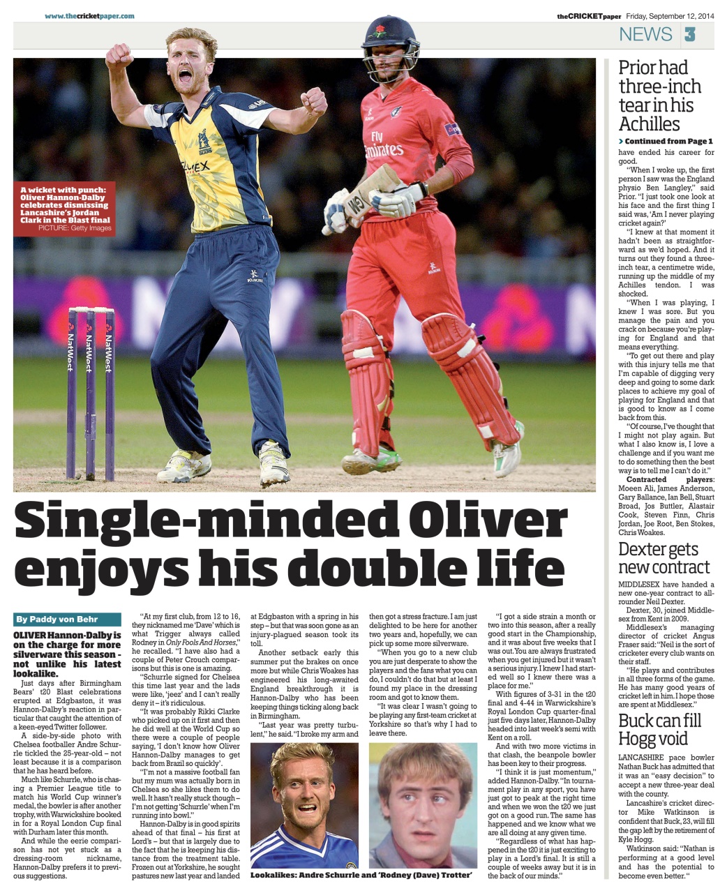 The Cricket Paper Preview Pages