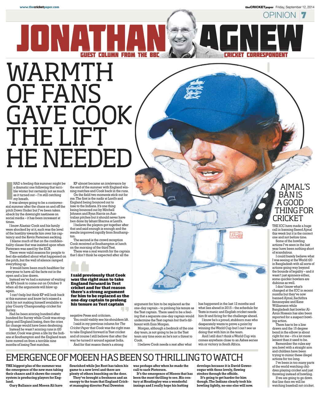 The Cricket Paper Preview Pages