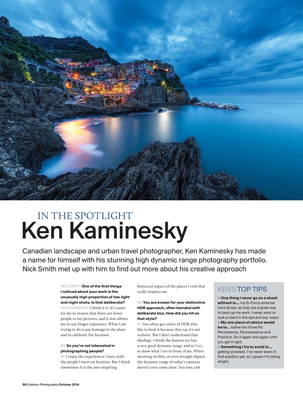 Outdoor Photography Preview Pages