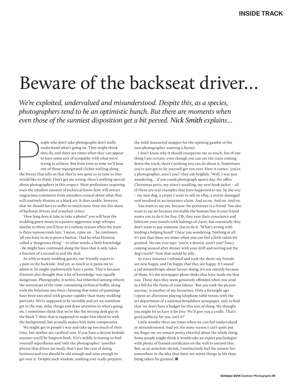 Outdoor Photography Preview Pages