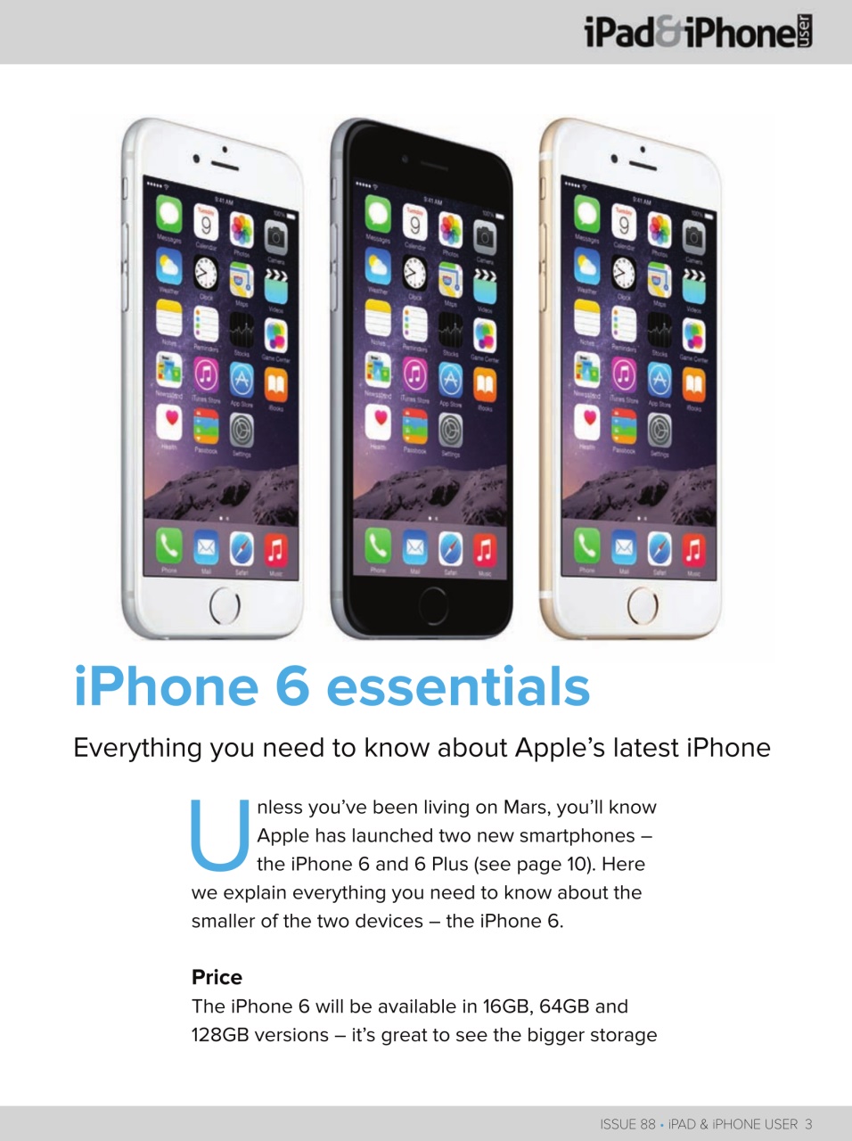 iPad and iPhone User Preview Pages