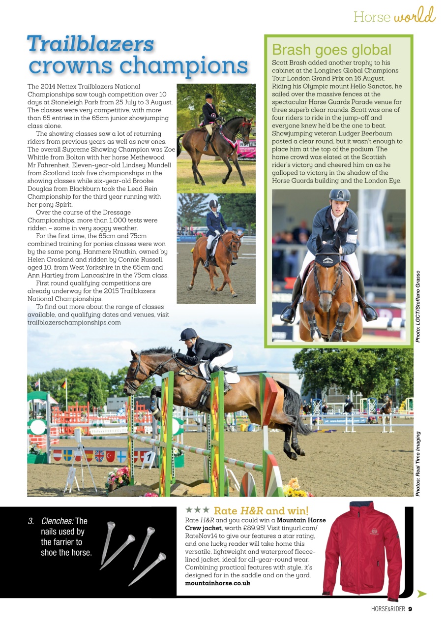 Horse&Rider Magazine - UK equestrian magazine for Horse and Rider Preview Pages